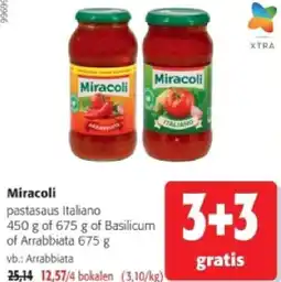 Colruyt Miracoli pastasaus Italiano 450 g aanbieding