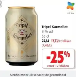 Colruyt Tripel Karmeliet aanbieding