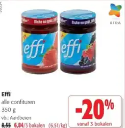 Colruyt Effi alle confituren 350 g aanbieding