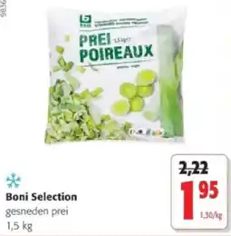 Colruyt Boni Selection gesneden prei 1,5 kg aanbieding