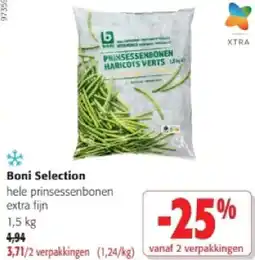 Colruyt Boni Selection hele prinsessenbonen extra fijn 1,5 kg aanbieding