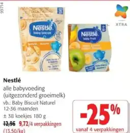 Colruyt Nestlé alle babyvoeding aanbieding