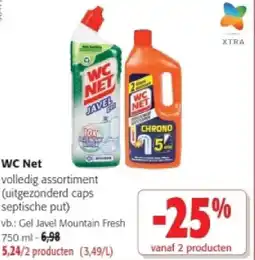Colruyt WC Net volledig assortiment aanbieding