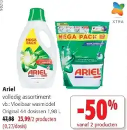 Colruyt Ariel volledig assortiment aanbieding