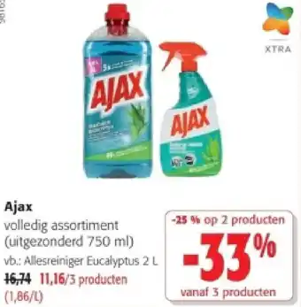 Colruyt Ajax volledig assortiment aanbieding