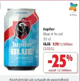Colruyt Jupiler Blue 4 % vol 33 cl aanbieding