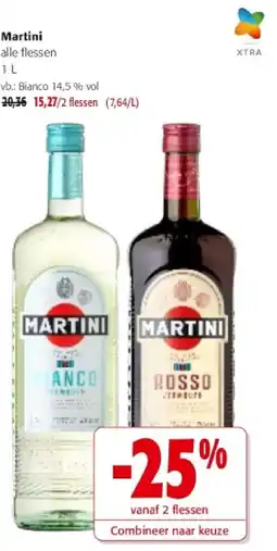 Colruyt Martini alle flessen 1 L aanbieding