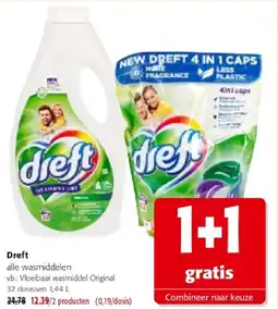 Colruyt Dreft Vloeibaar wasmiddel Original aanbieding