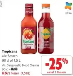 Colruyt Tropicana alle flessen aanbieding