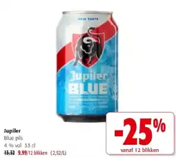 Colruyt Jupiler Blue pils 4% vol 33 cl aanbieding