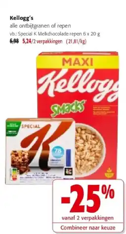 Colruyt Kellogg's aanbieding