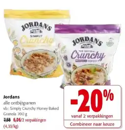 Colruyt Jordans alle ontbijtgranen aanbieding