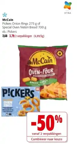 Colruyt McCain Pickers Onion Rings 275 g aanbieding