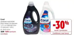 Colruyt Coral vloeibaar wasmiddel aanbieding