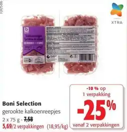 Colruyt Boni Selection gerookte kalkoenreepjes aanbieding