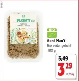 Colruyt Boni Plan't Bio seitangehakt aanbieding