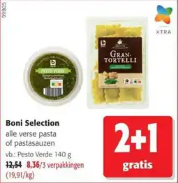Colruyt Boni Selection Alle Verse Pasta of Pastasauzen aanbieding