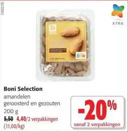 Colruyt Boni Selection Amandelen Geroosterd en Gezouten aanbieding