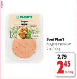 Colruyt Boni Plan't burgers Premium aanbieding