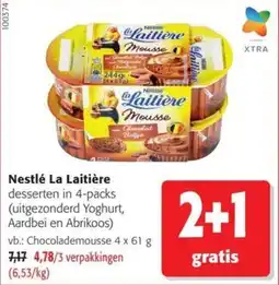 Colruyt Nestlé La Laitière aanbieding