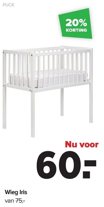 Baby-Dump Wieg Iris aanbieding