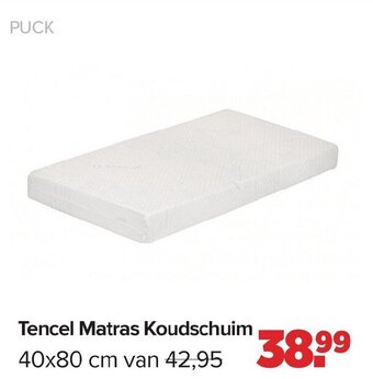 Baby-Dump Tencel Matras Koudschuim aanbieding