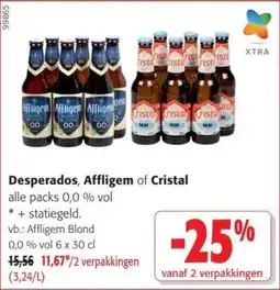 Colruyt Desperados, Affligem of Cristal aanbieding