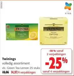Colruyt Twinings aanbieding
