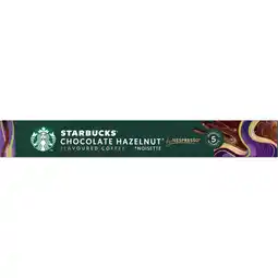 Albert Heijn Starbucks Nespresso chocolate hazelnut capsules aanbieding