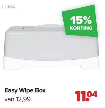 Baby-Dump Easy Wipe Box aanbieding
