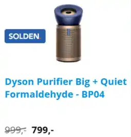 Coolblue Dyson Purifier Big + Quiet Formaldehyde BP04 aanbieding