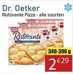 Tanger Markt Dr. Oetker Ristorante Pizza aanbieding