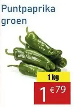 Tanger Markt Puntpaprika Groen aanbieding