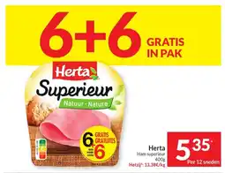 Intermarché Herta Ham superieur aanbieding