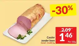 Intermarché Cassler Zonder Been aanbieding