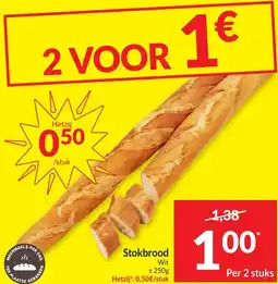 Intermarché Stokbrood Wit aanbieding