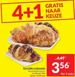 Intermarché Gevulde croissants aanbieding