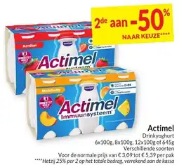 Intermarché Actimel Drinkyoghurt aanbieding