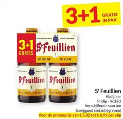 Intermarché St Feuillien Abdijbier aanbieding
