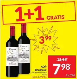 Intermarché AOP Bordeaux Château de Pretto Rood aanbieding