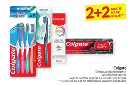 Intermarché Colgate Tandpasta of tandenborstel aanbieding