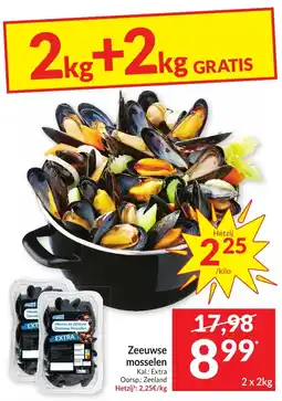Intermarché Zeeuwse mosselen Kal.: Extra aanbieding