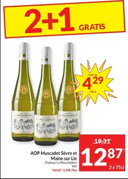 Intermarché AOP Muscadet Sèvre et Maine sur Lie Château La Mouchetière aanbieding