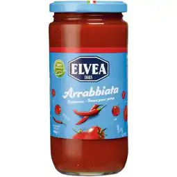 Albert Heijn Elvea Pastasaus Arrabbiata 400G bel aanbieding