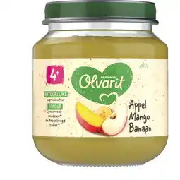 Albert Heijn Olvarit Appel mango banaan 4m+ aanbieding