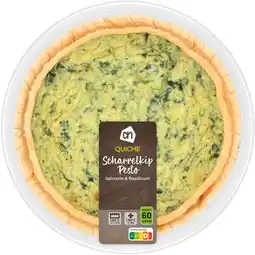 Albert Heijn AH Quiche kip pesto spinazie aanbieding