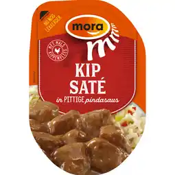 Albert Heijn Mora Kipsaté pittige pindasaus aanbieding