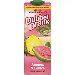 Albert Heijn DubbelDrank Ananas & guave aanbieding