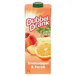 Albert Heijn DubbelDrank Sinaasappel & perzik aanbieding