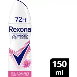 Albert Heijn Rexona Women deodorant spray 72h bright bouquet aanbieding